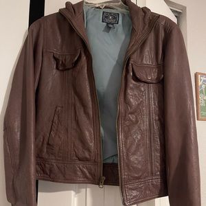 Genuine Leather lucky brand jacket